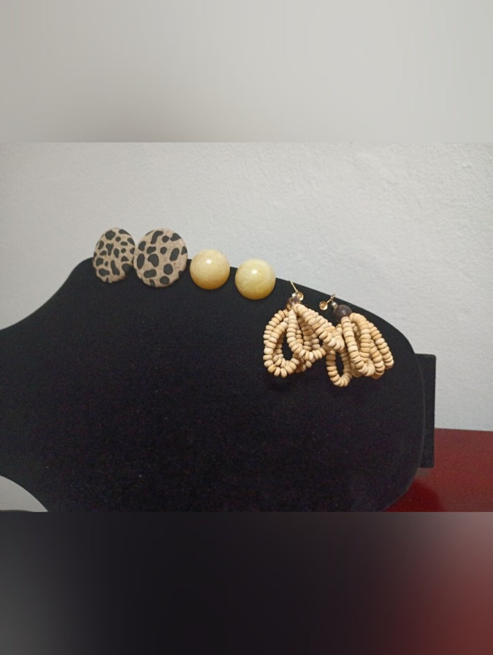 Three Pairs of Vintage Clip on Earrings